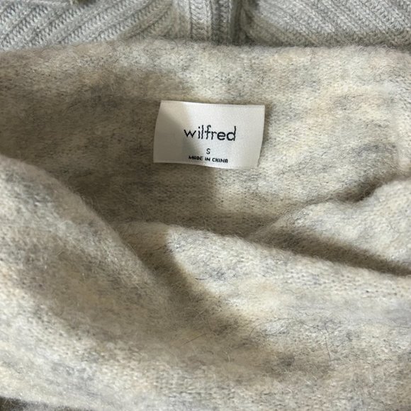 Aritzia Wilfred Lorin Sweater - Size Small Grey - Picture 2 of 3